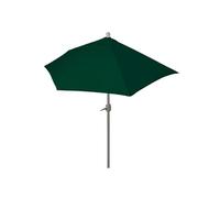 Parasol semi-circulaire Parla 3kg 270cm vert sans pied Vert G