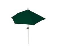 Parasol semi-circulaire Parla UV 50+ polyester/alu 3kg 300cm vert sans support