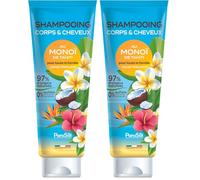 ParaSol - Shampooing corps et cheveux au Monoï de Tahiti - 97% d'origine naturelle - 0% Sulfate, Silicone, Paraben - Fabriqué en France (Lot de 2)