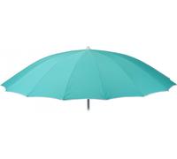 parasol Shanghai240 cm polyester/aluminium vert menthe/argenté