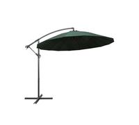 Vidaxl Parasol Suspendu Vert 3 M Aluminium Vert