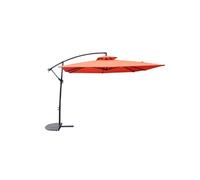 Capri - Parasol Déporté Rond Terracotta Marron