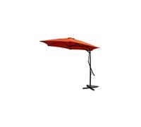 Alcudia parasol terracotta droit rond 294 x 294 m