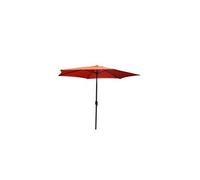 Concept Usine Parasol droit Portofino Rond Ø 3 m Terracotta, aluminium/acier, toile 160g/m²