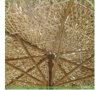 Parasol - V GEBY - 210 cm - Bambou - Feuille de bananier - Protection anti-UV
