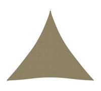Parasol - vidaXL - Triangulaire - Tissu Oxford enduit PU - 4,5x4,5x4,5 m - Beige