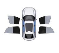 Parasol Voiture Pliable Bloque Pour ASX 2013 2014 2015 2016 2017 2018 2019 Couverture De Voiture Pare-soleil Pad(Silver Black 4PCS)