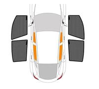 Parasol Voiture Pliable Bloque Pour Lexus Pour RX 4 Dr SUV 1998 1999 2000 2001 2002 2003 Pare-soleil Fenêtre Voiture Rideau Magnétique Maille Pare-brise Avant(Front Rear -4Pcs)