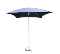 Parasols 2m Patio Square Garden Table Umbrella, Perfect for Outdoor Yard, Beach Commercial Event Market, Swimming Pool Side, Dark Blue