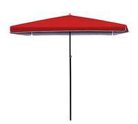 Parasols Blue/Red Outdoor Patio Market Umbrella, Perfect for Balcony Table Terrace Garden Deck Yard Shade Or Pool Side, Rectangular/Square (Color : Red, Size : 250cmtimes;250cm)