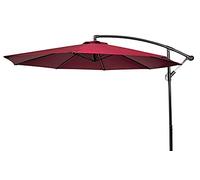 Parasols de Jardin ft/Cantilever Garden Parasol Umbrella, UV50 + Obelle étanche du Soleil avec Manche et Hauteur réglables pour extérieur, Patio extérieur parasols