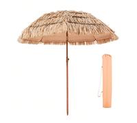 Parasols d'extérieur À propos de ce produitProtection solaire idéale et ombrage flexible : Son design réaliste en paille allie une ambiance de vacances à une protection UV efficace. Selon le modèle, l