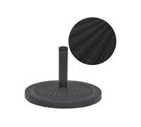 Parasolvoet rond 14 kg hars zwart43657