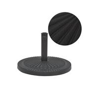 Parasolvoet rond 29 kg hars zwart43658