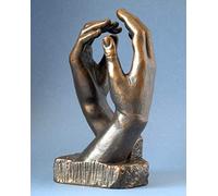 Rodin Sculpture - Le Cathédrale - La Cathédrale/Mains - H17cm, d'après Une œuvre 26