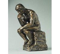 Parastone Museums Kollektion Figurine Auguste Rodin Le Penseur, Aspect Bronze, avec Emballage Cadeau élégant