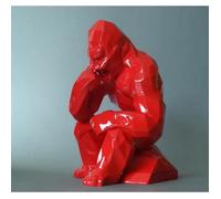Parastone Richard Orlinksi - Sculpture Kong - Pose de penseur - Rouge