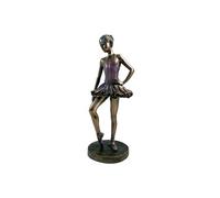PARASTONE Statuette Danseuse de collection aspect bronze - En polyrésine - 25 x 8 x 9 cm