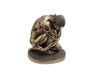 PARASTONE Statuette en résine Homme nu - Profondeur 11 cm - Largeur 8.5 cm - Hauteur 11 cm