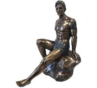 Parastone Statuette en résine Homme tatoué Assis 21 cm