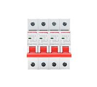 Parasurtenseur AC T2, parafoudre 230 V 400 V, disjoncteur de courant sur rail DIN 10 kA 20 kA 2P(80ka,4P)