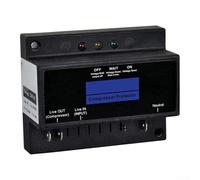 Parasurtenseur pour réfrigérateur 16 A haute basse tension interrupteur de | Réduit la puissance à des niveaux dangereux, empêche la bobine, convient aux réfrigérateurs standard, 16 A, boîtier ABS noir