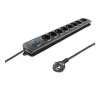 Multiprise 50114-QOL1 50114 : prises de sécurité : 8 250VAC 10A noir QOLT