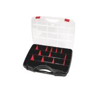 Parat 5853000391 Boîte à outils/petites pièces Polypropylène Noir - Rouge - Transparent (5853000391)
