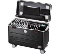 PARAT Case i16 - Chariot multimédia - Noir - Acrylonitrile butadiène styrène (ABS) - Aluminium - Mousse - Tablette - 24,6 cm (9,7 pouces) - 4 roues/roulettes