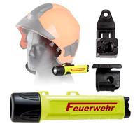 PARAT Paralux PX1 Kit de pompier à LED pour Rosenbauer HEROS Titane Droite | Lampe de travail LED avec 120 lumens | Lampe de poche LED protégée EX | Lampe de casque étanche | Batteries, adaptateur et
