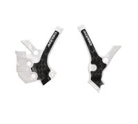 Acerbis Yamaha YZ 85, Protection de cadre X-Grip Blanc/Noir Blanc/Noir