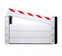 Paratie Antiallagamento H 80cm x L 395cm,Déflecteur De Protection Contre Les Inondations, Bouclier Réutilisable En Aluminium, Barrages Temporaires Amovibles Pour Sous-sol, Portails D'entrée