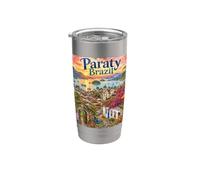 Paraty Brésil, Côte d'Amérique du Sud Gobelet isotherme en acier inoxydable double paroi