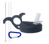 Paravalve Couvercle de paille haute performance pour bouche large bouth Hydro Flask & Nalgene Water Bottes a l'epreuve des fuites Smart-Vent Soft