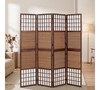 Paravent 3 Panneaux Shoji Noir Fleurs Cerisier Papier de Riz 132x179 Homestyle4u