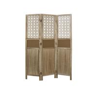 Paravent 3 pans en bois clair