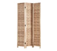 Paravent 3 pans rotin naturel