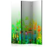Paravent 3 volets Abstract City-Taille L 135 x H 172 cm G