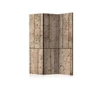 Paravent 3 Volets "Beige Wall" 135x172cm