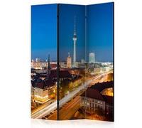 Paravent 3 volets - Berlin by night [Room Dividers] - 135x172 Artgeist (38342) G