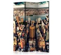 Paravent 3 volets - Bird's Eye View of New York [Room Dividers] - 135x172 Artgeist (38362) G