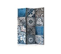 Paravent 3 Volets "Blue Arabesque" 135x172cm
