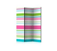 Paravent 3 Volets "Bright Stripes" 135x172cm