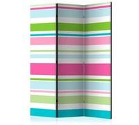 Paravent 3 Volets "Bright Stripes" 135x172cm