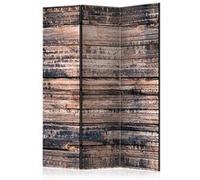 Paravent 3 Volets "Burnt Boards" 135x172cm