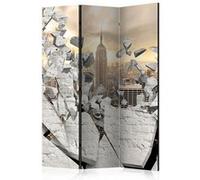 Paravent 3 volets City behind the Wall-Taille L 135 x H 172 cm G