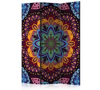 Paravent 3 Volets "Colourful Kaleidoscope" 135x172cm