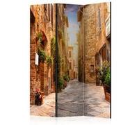 Paravent 3 Volets "Colourful Street in Tuscany" 135x172cm
