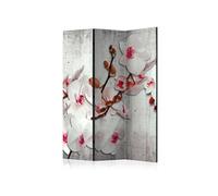 Paravent 3 Volets "Concrete Orchid" 135x172cm