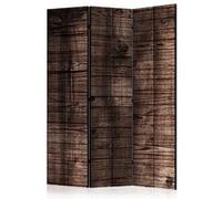 Paravent 3 Volets "Dark Brown Boards" 135x172cm